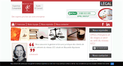 Desktop Screenshot of legal.gclnet.fr