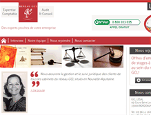 Tablet Screenshot of legal.gclnet.fr