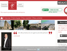 Tablet Screenshot of beauchamp.gclnet.fr